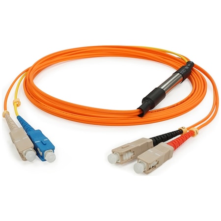 Add-On This Is A 2M Sc (Male) To Sc (Male) Orange Duplex Riser-Rated Fiber ADD-MODE-SCSC6-2